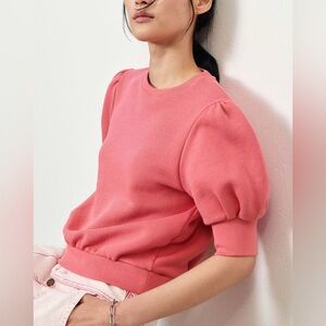 Lady Short Sleeve Sweatshirt in Rose